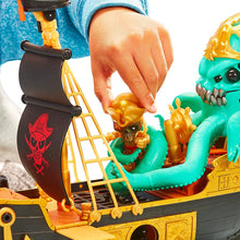 Load image into Gallery viewer, Treasure X Sunken Gold Treasure Ship Playset - 25 Levels of Adventure | Find Guaranteed Real Gold Dipped Treasure | Interactive Fun for All, Treasure Hunter