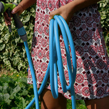 Load image into Gallery viewer, Sun Joe AJEXH50-SJB PRO 50-Ft Expandable Lightweight Kink-Free Hose w/Quick Connectors, Blue