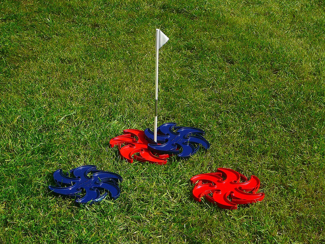 Fling A Ring Outdoor Backyard Game, Red and Blue