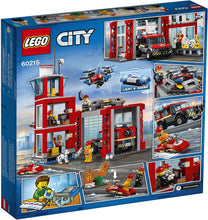 Load image into Gallery viewer, LEGO City Fire Station 60215 Fire Rescue Tower Building Set with Emergency Vehicle Toys includes Firefighter Minifigures for Creative Play (509 Pieces)