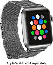 Load image into Gallery viewer, Platinum Magnetic Stainless Steel Mesh Band for Apple Watch (PT-AWB38SMB) Silver - 38MM - New