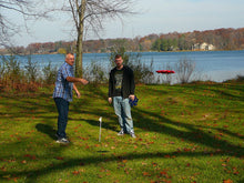 Load image into Gallery viewer, Fling A Ring Outdoor Backyard Game, Red and Blue