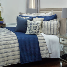 Load image into Gallery viewer, Rizzy Home BT4052 Standard Sham, 20"X26", Blue/Neutral/Brown
