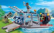 Load image into Gallery viewer, PLAYMOBIL Enemy Airboat with Raptor Building Set