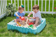 Load image into Gallery viewer, Little Tikes Water - Resistant Picket Fence Sandbox