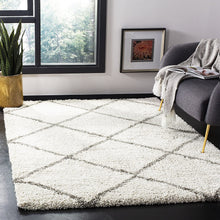 Load image into Gallery viewer, Safavieh Hudson Shag Collection SGH281A Diamond Trellis 2-inch Thick Area Rug