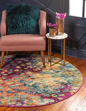 Load image into Gallery viewer, Unique Loom Jardin Collection Vibrant Abstract