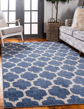 Load image into Gallery viewer, Unique Loom Trellis Collection Moroccan Lattice