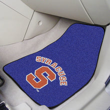 Load image into Gallery viewer, NCAA 2 Piece Novelty Car Mats NCAA Team: Syracuse