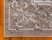 Load image into Gallery viewer, Unique Loom Outdoor Botanical Collection Vintage Patchwork Transitional Indoor and Outdoor Flatweave Area Rug