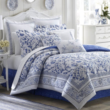 Load image into Gallery viewer, Laura Ashley Home | Luxury Ultra Soft Comforter, All Season Premium Bedding Set, Stylish Delicate Design for Home Décor
