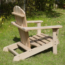 Load image into Gallery viewer, Merry Garden Kids Foldable Wooden Adirondack Chair, Children's Outdoor Patio Furniture, Garden, Lawn, Deck Chair, Unfinished