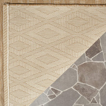 Load image into Gallery viewer, Safavieh Courtyard Collection CY8522 Indoor/ Outdoor Area Rug, 4' x 5'7", Natural / Natural