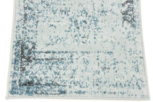 Load image into Gallery viewer, Unique Loom 3134066 Area Rug, 2' x 7' Runner, Light Blue