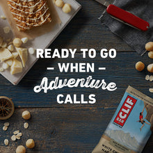 Load image into Gallery viewer, CLIF BARS - Energy Bars - White Chocolate Macadamia Nut Flavor - Made with Organic Oats - Plant Based Food - Vegetarian - Kosher (2.4 Ounce Protein Bars, 18 Count) Packaging May Vary