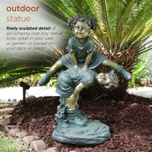 Load image into Gallery viewer, Alpine Corporation GXT260 Statue, 20&quot; x 11&quot; x 26&quot;, Bronze