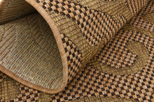 Load image into Gallery viewer, Unique Loom Outdoor Botanical Collection Vintage Patchwork Transitional Indoor and Outdoor Flatweave Area Rug