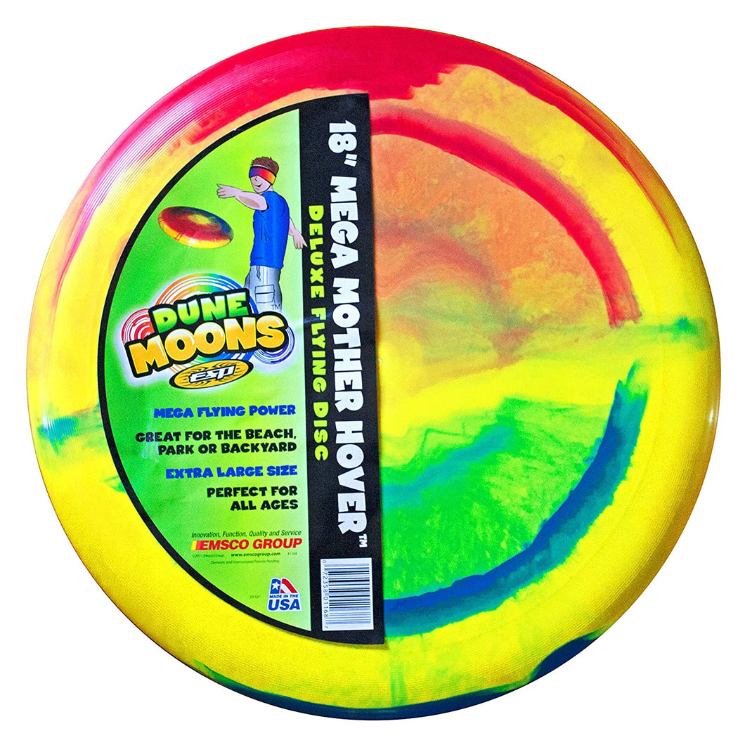 Emsco Group ESP Dune Moons Deluxe Aerodynamic Flying Discs - MEGA Mother Hover Super Sized 18