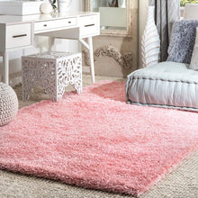 Load image into Gallery viewer, nuLOOM Soft &amp; Plush Cloudy Shag Runner Rug, 2' 8" x 8', Snow White