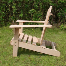 Load image into Gallery viewer, Merry Garden Kids Foldable Wooden Adirondack Chair, Children's Outdoor Patio Furniture, Garden, Lawn, Deck Chair, Unfinished