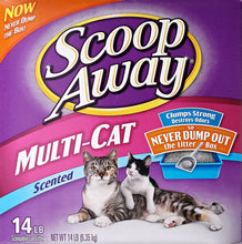 Load image into Gallery viewer, Scoop Away Multi-Cat, Scented Litter - 14 lb