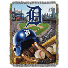Load image into Gallery viewer, Officially Licensed MLB Home Field Advantage Woven Tapestry Throw Blanket, Soft &amp; Cozy, Washable, Throws &amp; Bedding, 48" x 60"