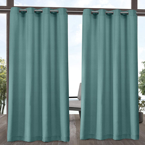 Exclusive Home Curtains Aztec Indoor/Outdoor Grommet Top Curtain Panel Pair