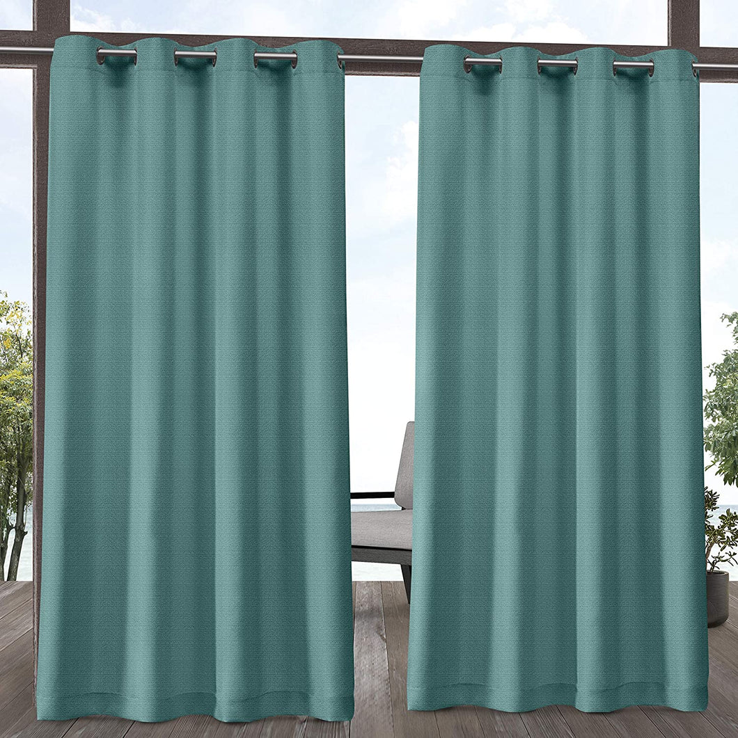 Exclusive Home Curtains Aztec Indoor/Outdoor Grommet Top Curtain Panel Pair