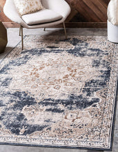 Load image into Gallery viewer, Unique Loom Chateau Collection Distressed Vintage Traditional Rug