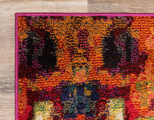 Load image into Gallery viewer, Unique Loom Jardin Collection Colorful Abstract Multi Area Rug (2' x 3')