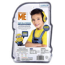Load image into Gallery viewer, Despicable Me Minions Kid Friendly Headphones with Built in Volume Limiting Feature for Safe Listening