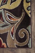 Load image into Gallery viewer, Emmalyn Transitional Floral Navy Rectangle Area Rug, 9&#39; x 12.6&#39;