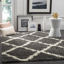 Load image into Gallery viewer, Safavieh Dallas Shag Collection SGD257A Trellis Area Rug, 10' x 14'