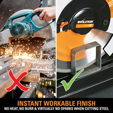 Load image into Gallery viewer, Evolution Power Tools RAGE2 Multi Purpose Cutting Chop Saw, 14-Inch