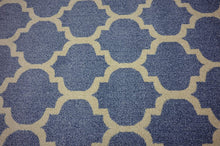 Load image into Gallery viewer, Unique Loom Trellis Collection Moroccan Lattice Light Blue Area Rug (5' x 8')