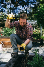 Load image into Gallery viewer, Yard Butler. Twist Tiller Heavy Duty Manual Raised Bed Garden and Flower Box Claw Weeder Cultivator Aeration Hand Tool With Solid Steel Shaft Unbreakable Tines – ITNT-4