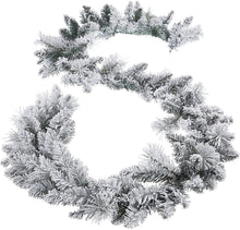 Load image into Gallery viewer, Holiday Time 9-FT Flocked Garland