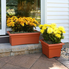 Load image into Gallery viewer, Bloem Veranda Deck Box Planter - 26&quot; - Terra Cotta