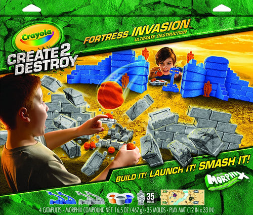 Crayola Create 2 Destroy Fortress Invasion Ultimate Destruction Playset
