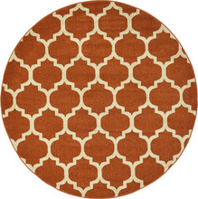 Load image into Gallery viewer, Unique Loom Trellis Collection Moroccan Lattice Light Blue Area Rug (5' x 8')
