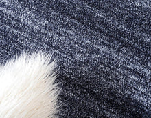 Load image into Gallery viewer, Unique Loom Del Mar Collection Contemporary Transitional Navy Blue Round Rug (8' x 8')