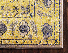 Load image into Gallery viewer, Unique Loom Medici Collection Floral Distressed Traditional Gray Area Rug