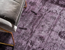 Load image into Gallery viewer, Unique Loom La Jolla Collection Tone-on-Tone Traditional Purple Area Rug (7' 0 x 10' 0)